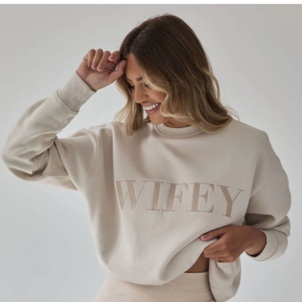 Six Stories brand Wifey sweatshirt